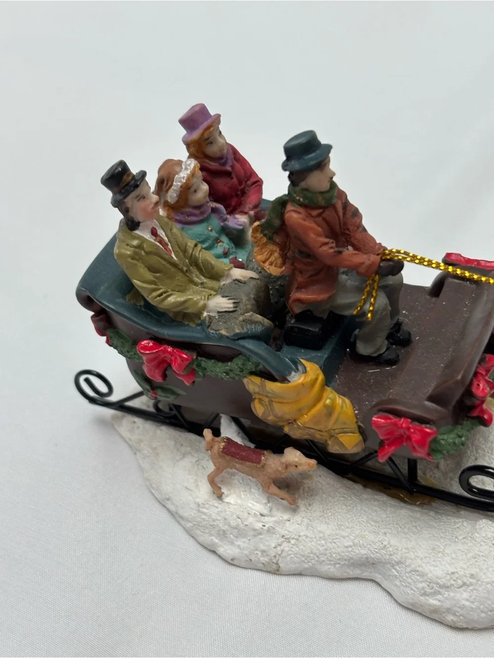 St. Nicholas Square Sleigh Ride Holiday Christmas Figurine